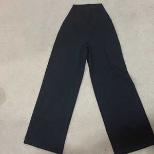 Women's Black Wide-Leg Pants